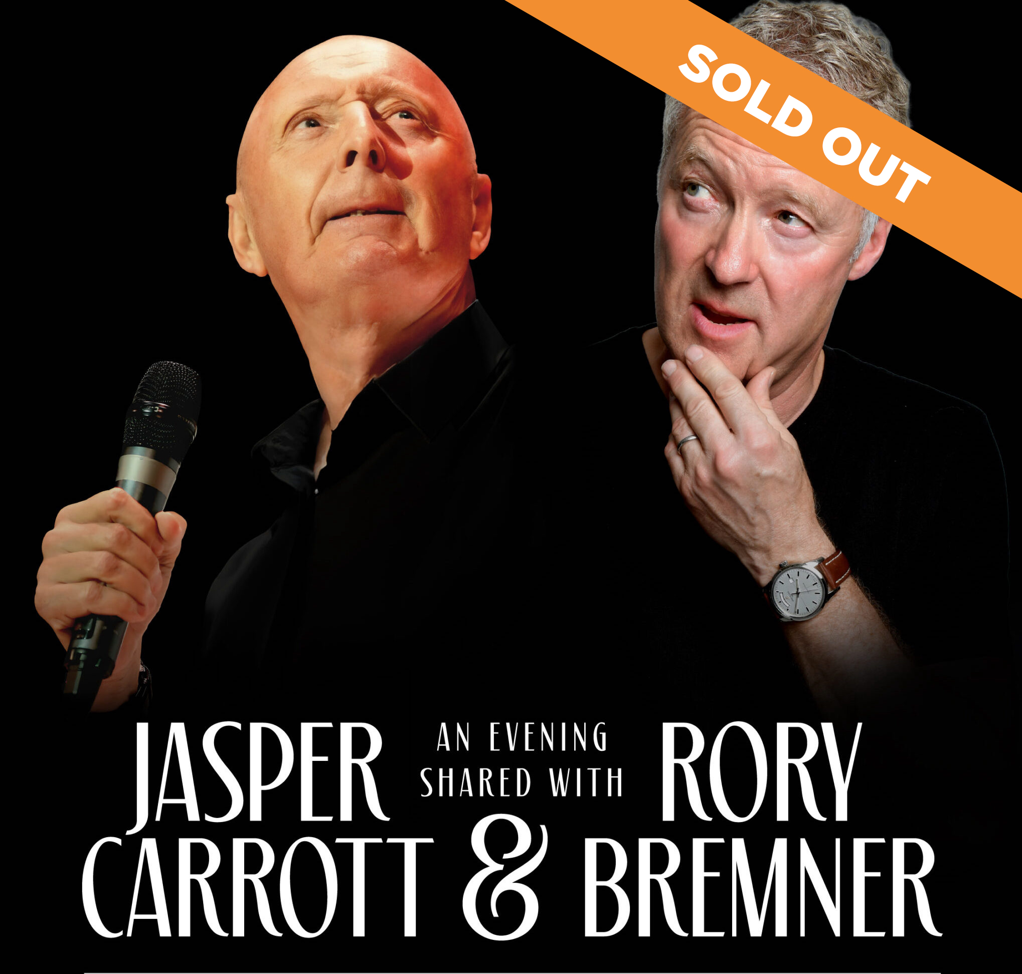 Featured image of An Evening Shared with Jasper Carrott & Rory Bremner